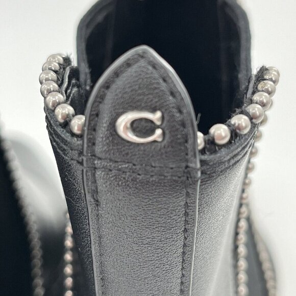 Coach Women's Size 10B Black Bowery Chelsea Ankle Boots Leather - Picture 5 of 11